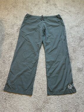 Be Present Yoga Pants L Relaxed Wide-Leg Pockets Drawstring